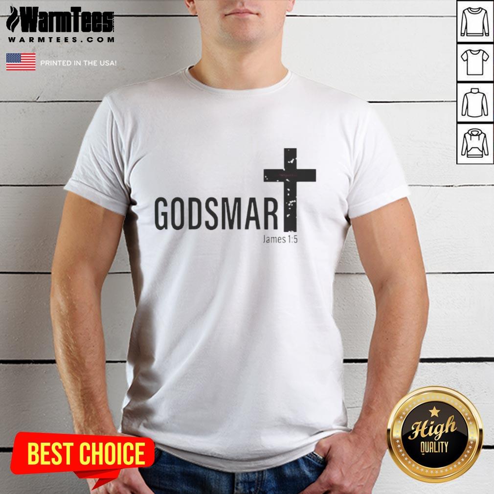 Premium Godsmart James 1-5 Cross T-Shirt