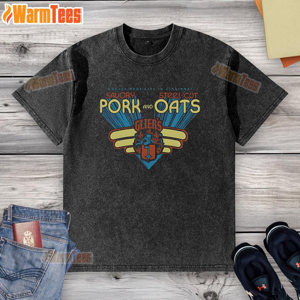 Premium Goetta Make Live In Cincinnati Savory Pork And Steel-Cut Oats Glier's T-Shirt - Image 6