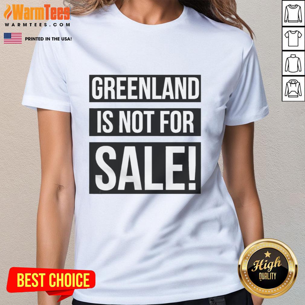 Premium Greenland Is Not For Sale Retro T-Shirt - Image 3