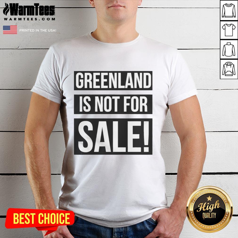 Premium Greenland Is Not For Sale Retro T-Shirt