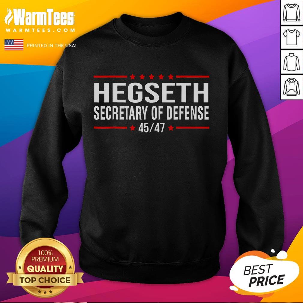 Premium Hegseth Secretary Of Defense Trump Pick Maga Support 45-47 T-Shirt - Image 5