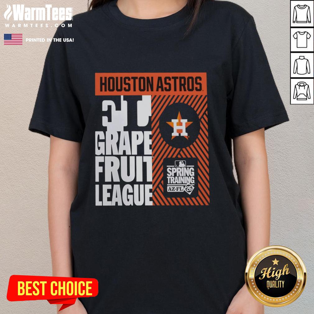 Premium Houston Astros Grapefruit League Spring Training 2026 T-Shirt - Image 3