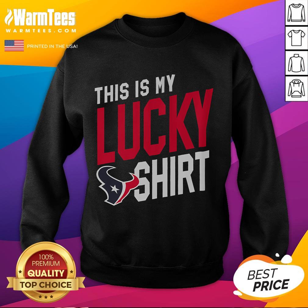 Premium Houston Texans This Is My Lucky T-Shirt - Image 5