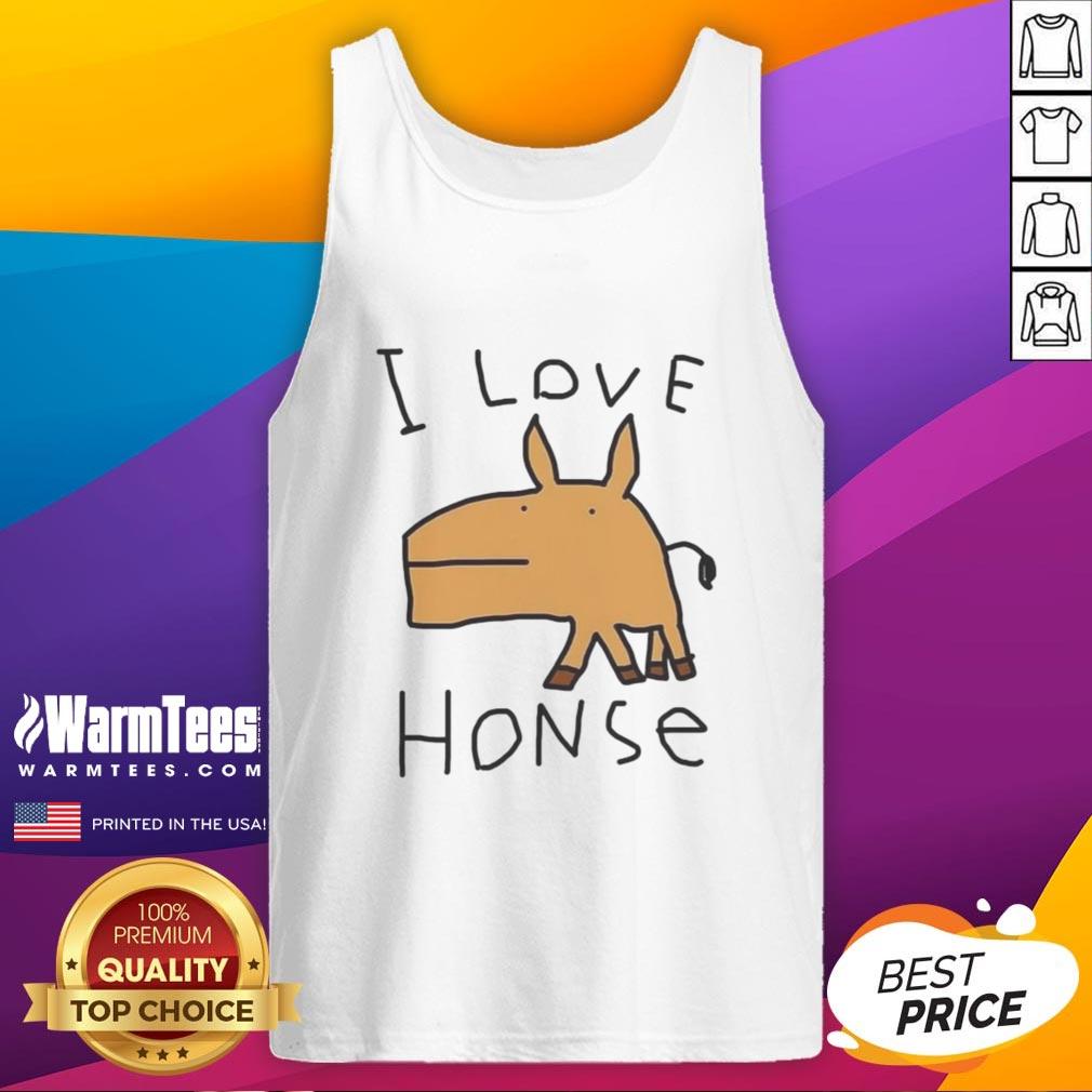 Premium I Love Honse Meme T-Shirt - Image 4