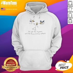 Alternative view of Premium It's All Fun And Games Until The Flying Monkeys Attack T-Shirt