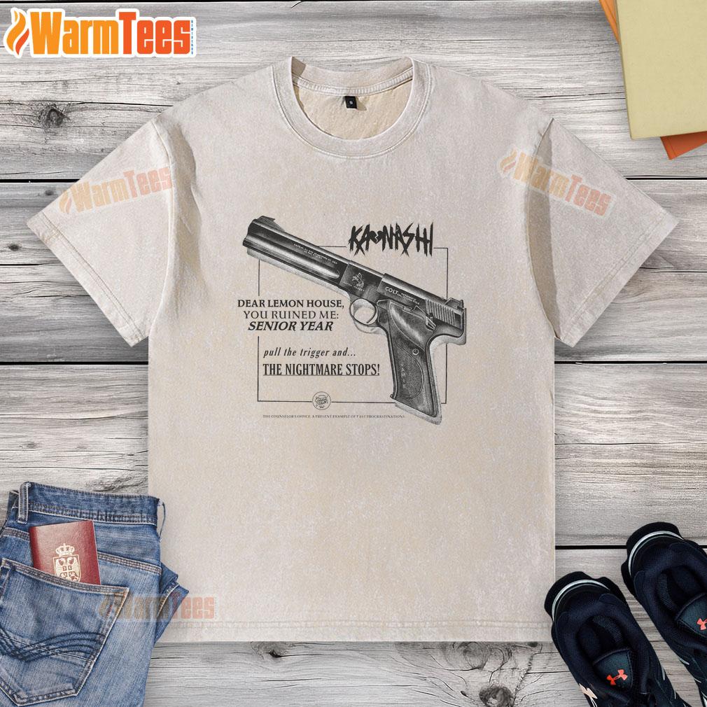 Premium Kanashi Dear Lemon House You Ruined Me Senior Year White T-Shirt - Image 6