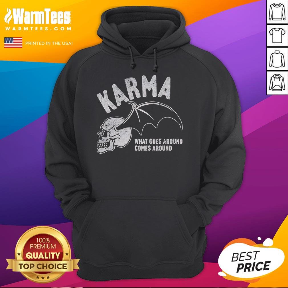 Premium Karma What Goes Around Comes Around T-Shirt - Image 2