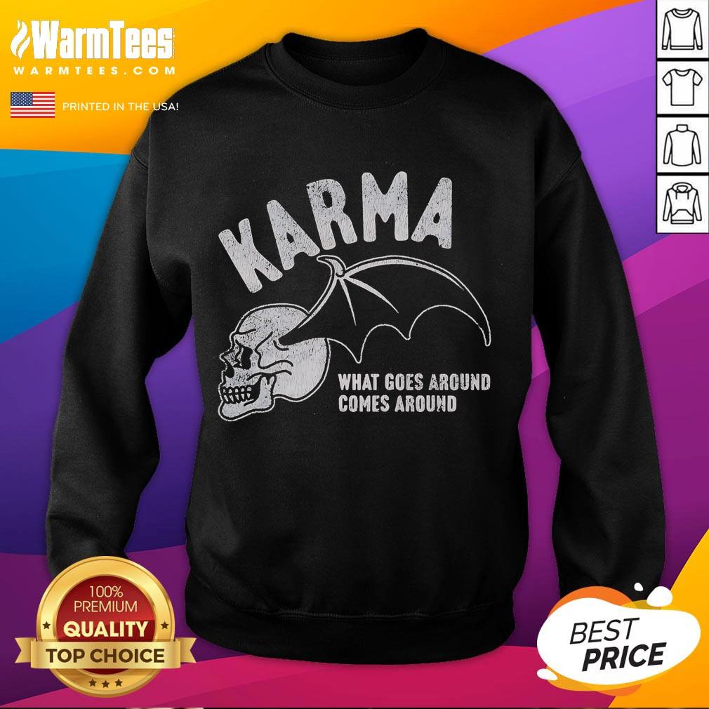 Premium Karma What Goes Around Comes Around T-Shirt - Image 5