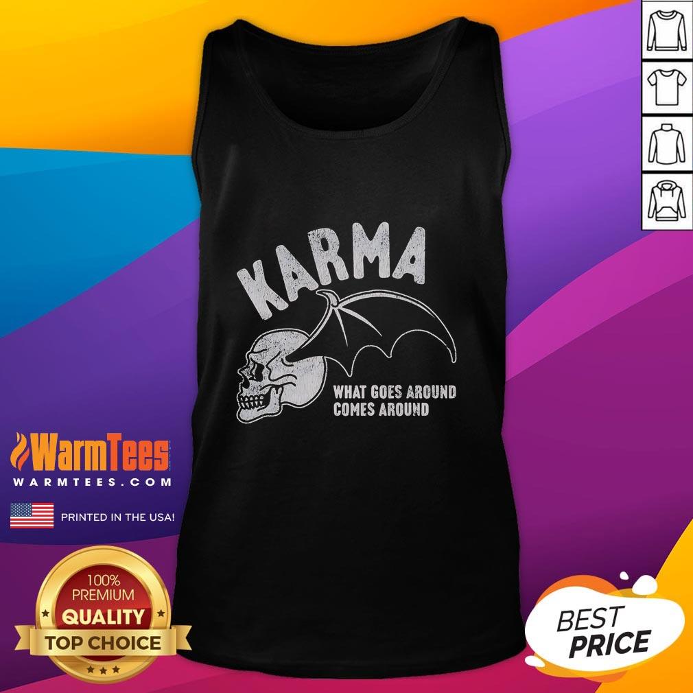 Premium Karma What Goes Around Comes Around T-Shirt - Image 4