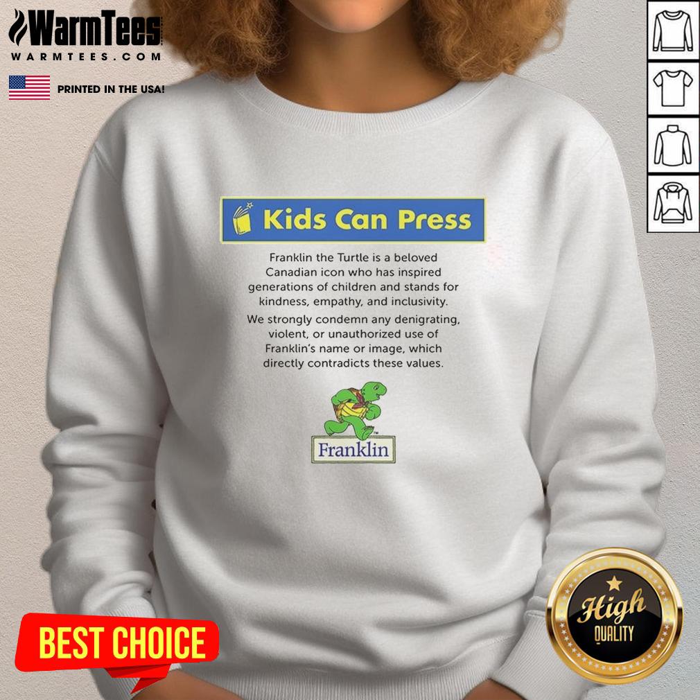 Premium Kids Can Press Turtle Franklin T-Shirt - Image 5