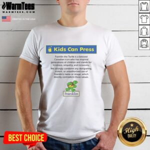 Premium Kids Can Press Turtle Franklin T-Shirt