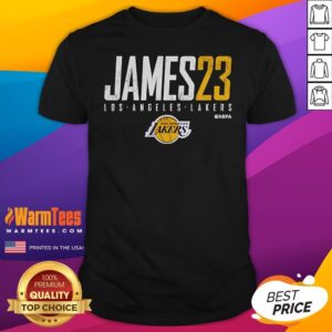 Premium Lebron James Los Angeles Lakers Elite T-Shirt