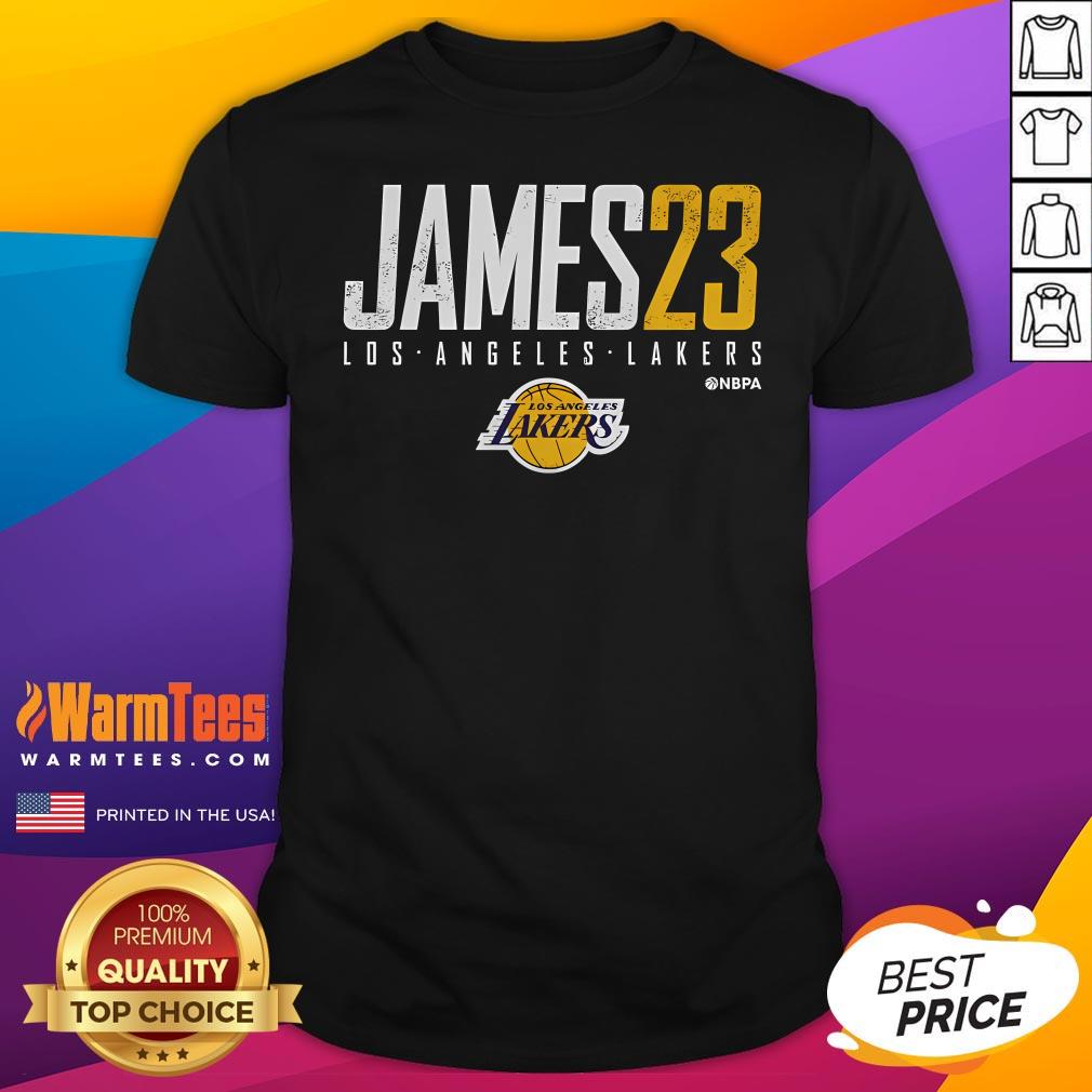 Premium Lebron James Los Angeles Lakers Elite T-Shirt