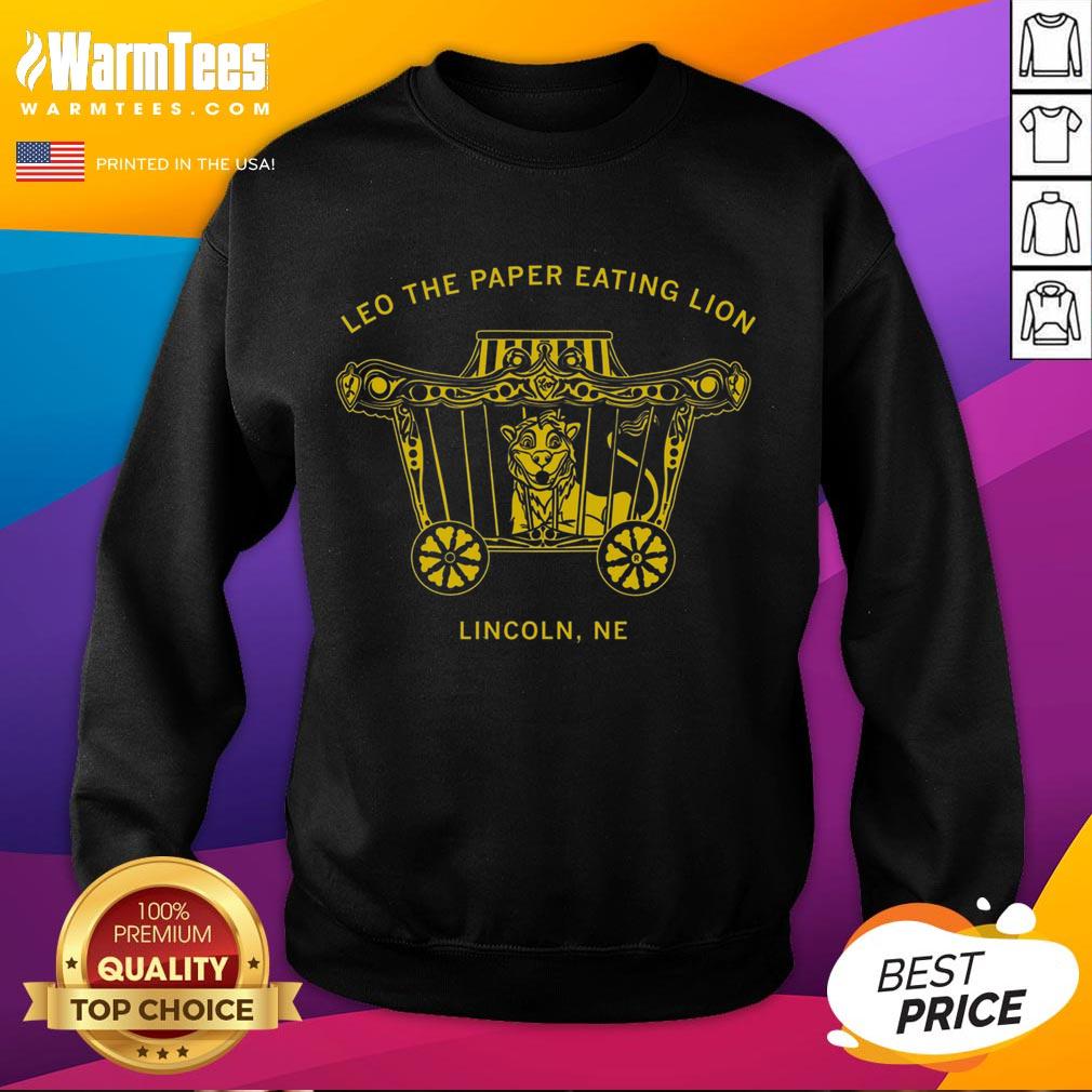 Premium Leo The Paper Eating Lion T-Shirt - Image 5