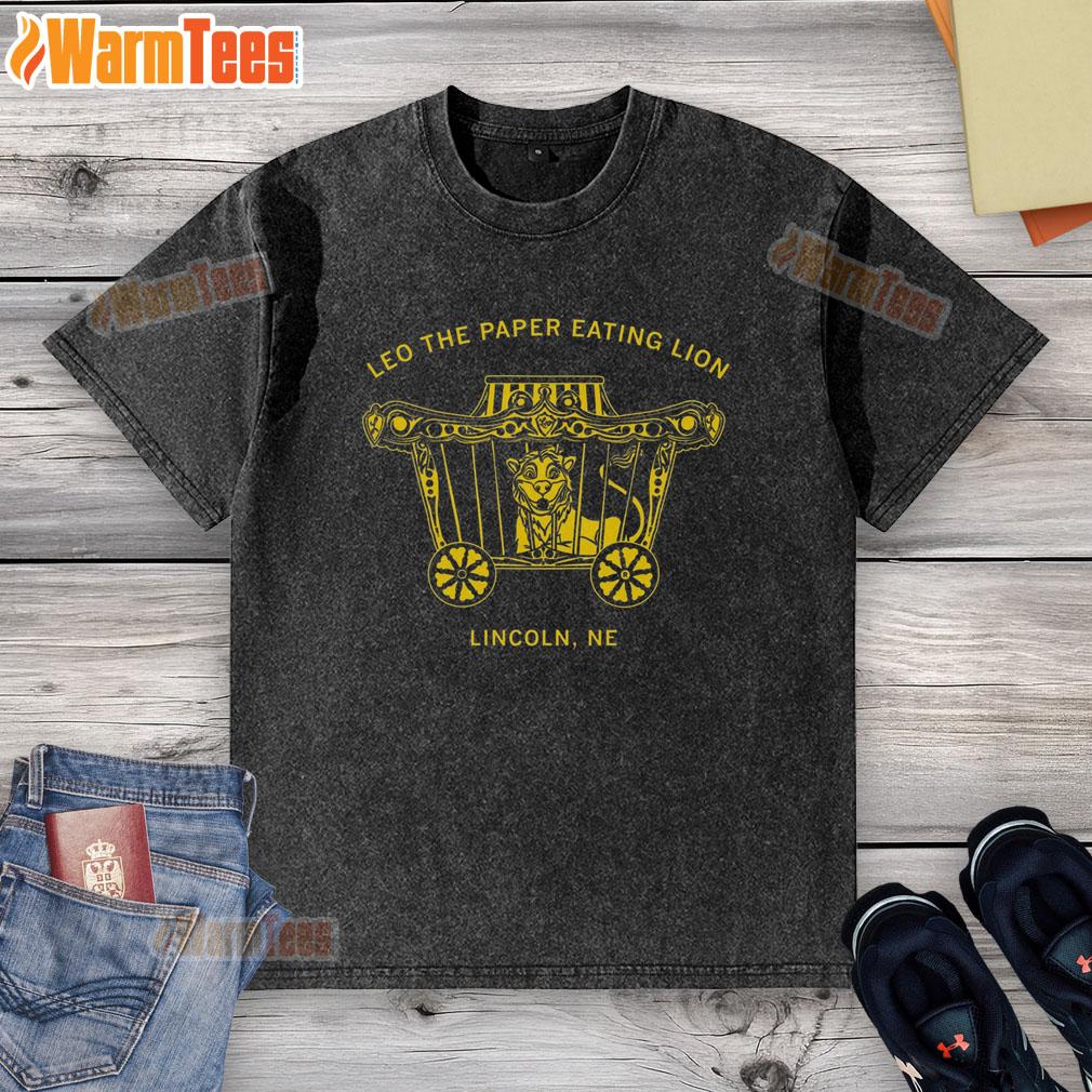 Premium Leo The Paper Eating Lion T-Shirt - Image 6
