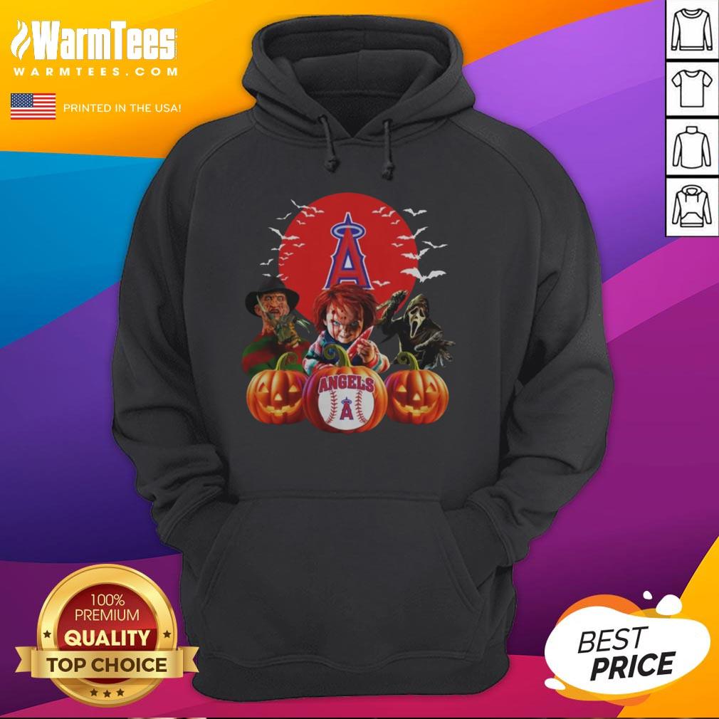 Premium Los Angeles Angels MLB Horror Movie Halloween T-Shirt - Image 2