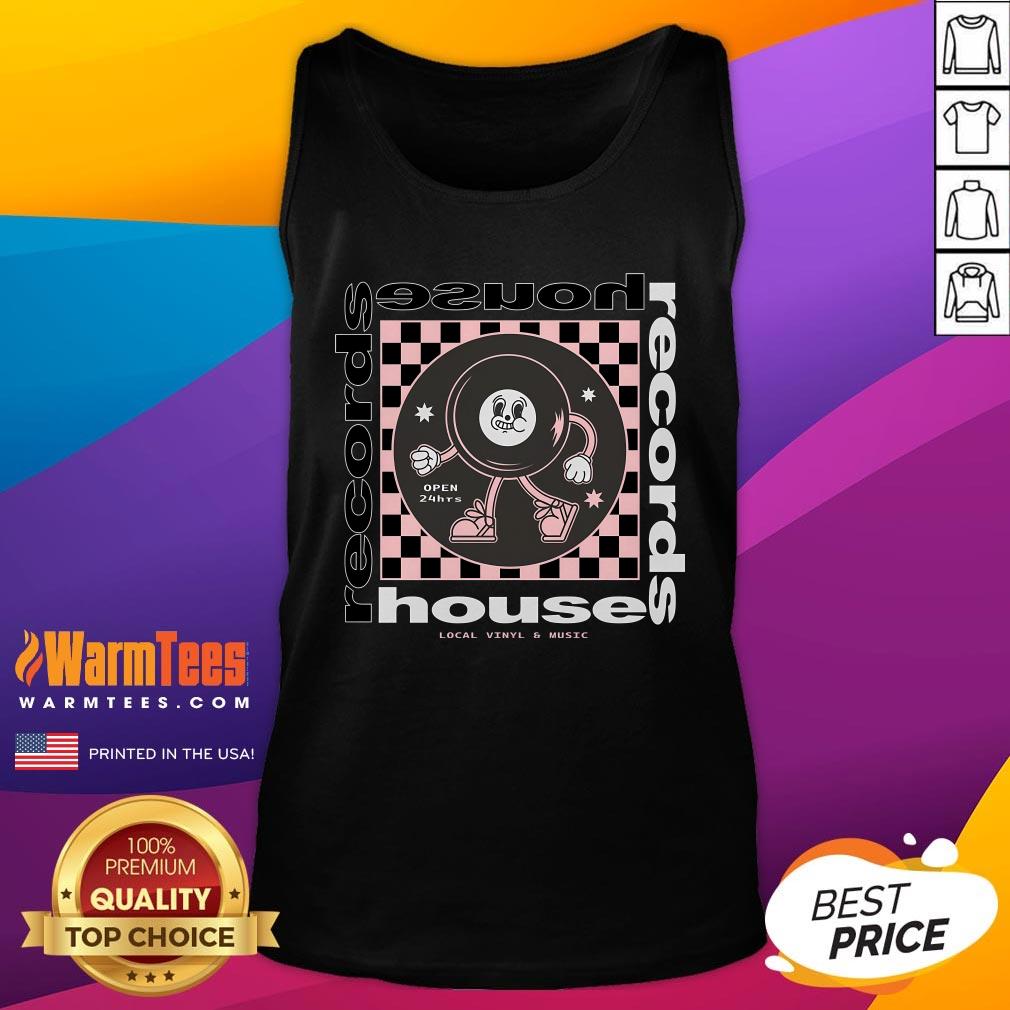 Premium Lost Gods House Record Vinyl T-Shirt - Image 5