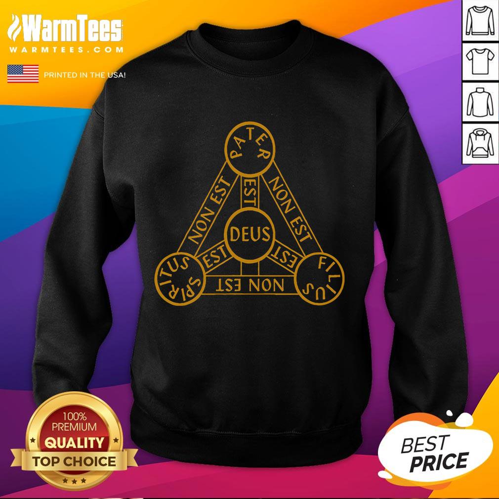 Premium Medieval Heraldic Arms Shield Of The Trinity T-Shirt - Image 5