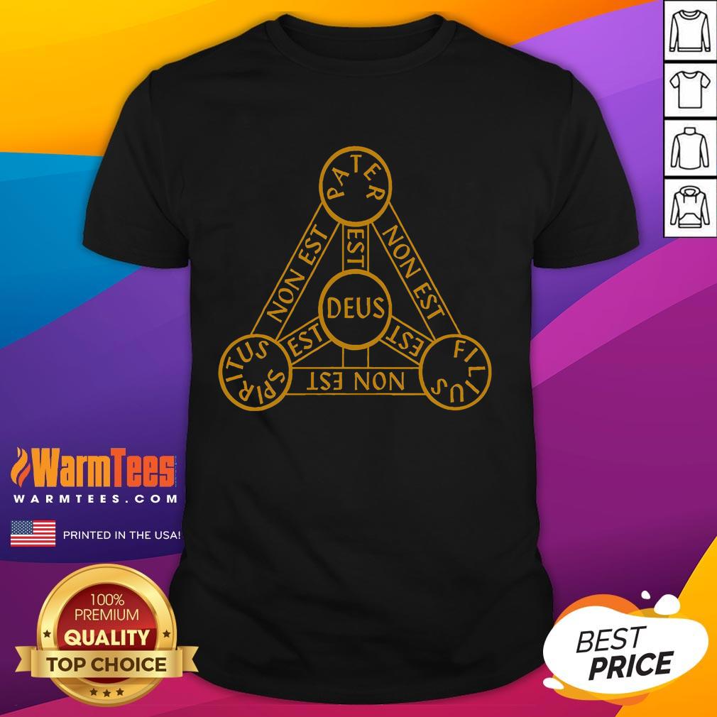 Premium Medieval Heraldic Arms Shield Of The Trinity T-Shirt