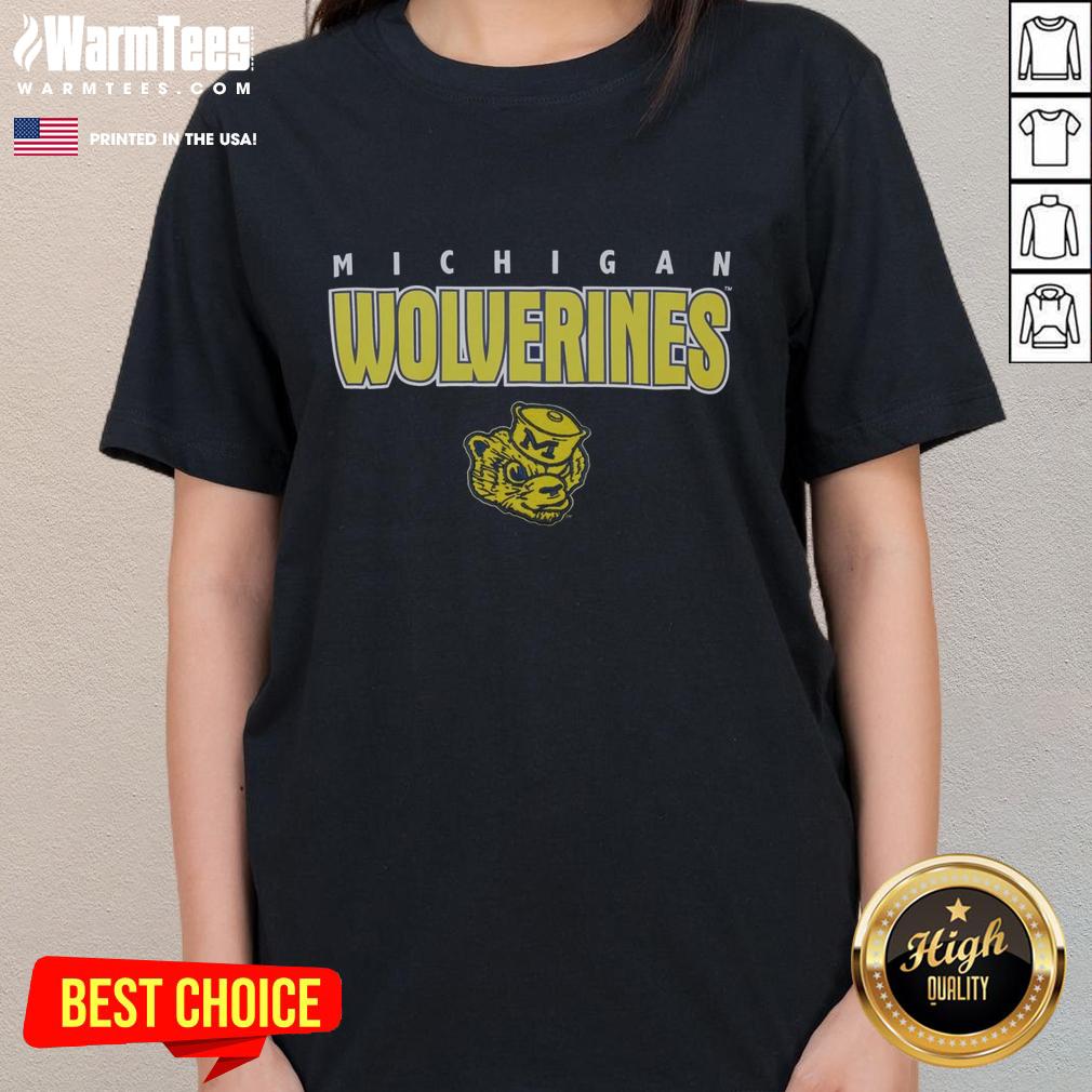 Premium Michigan Wolverines Throwback T-Shirt - Image 3