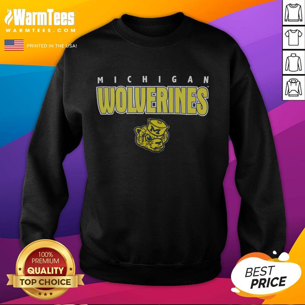 Premium Michigan Wolverines Throwback T-Shirt - Image 5