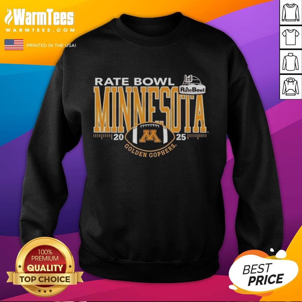 Premium Minnesota Golden Gophers 2025 Rate Bowl Logo T-Shirt - Image 5