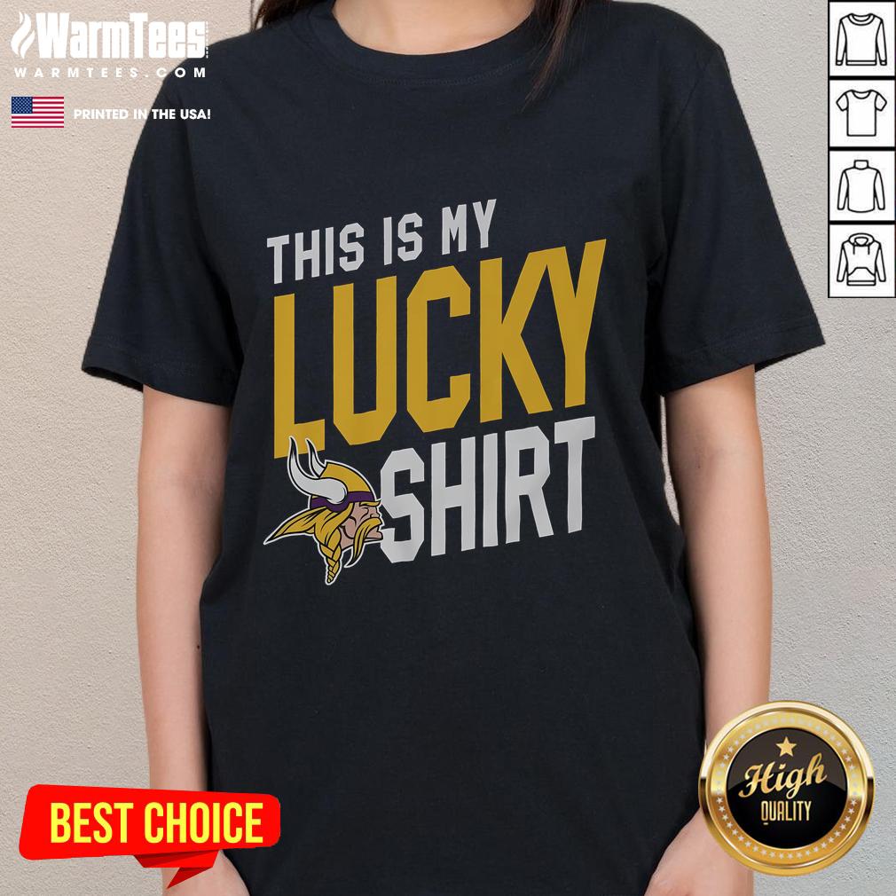 Premium Minnesota Vikings This Is My Lucky T-Shirt - Image 3