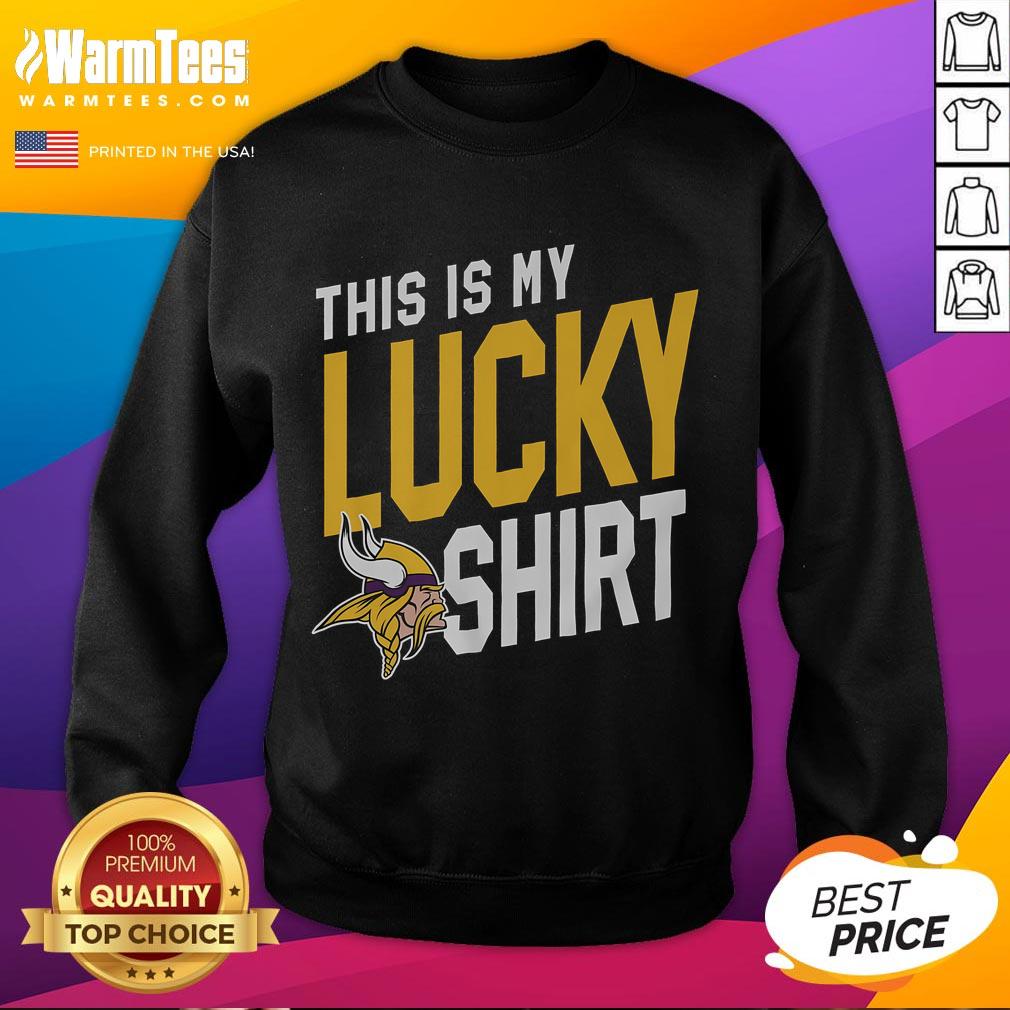 Premium Minnesota Vikings This Is My Lucky T-Shirt - Image 5