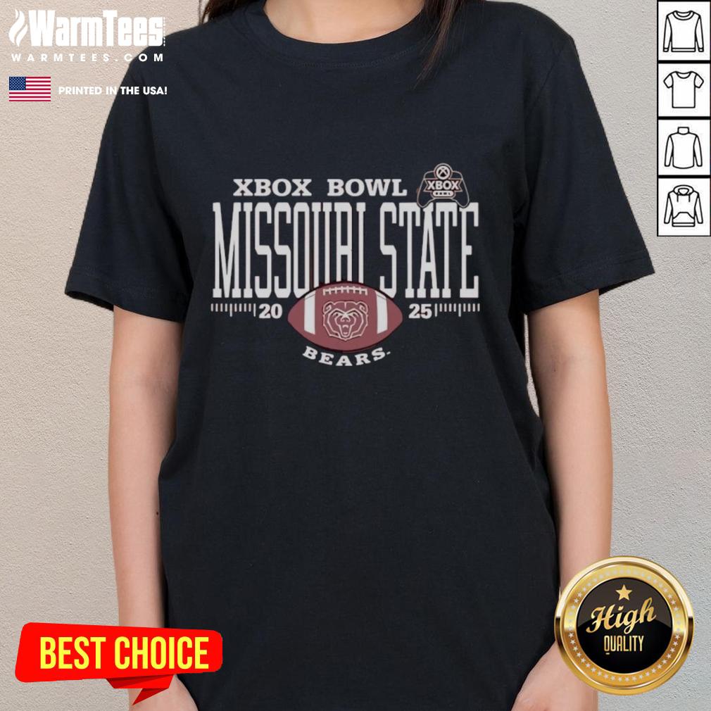Premium Missouri State Bears 2025 Xbox Bowl Logo T-Shirt - Image 3