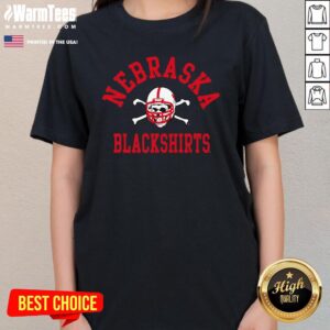 Alternative view of Premium Nebraska Cornhuskers Blackshirts T-Shirt