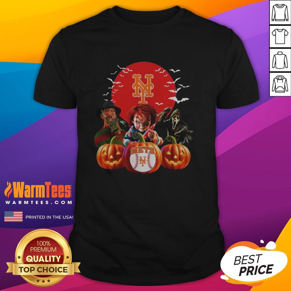 Premium New York Mets MLB Horror Movie Halloween T-Shirt
