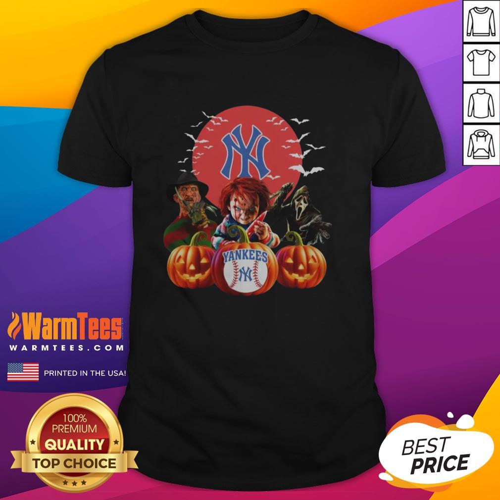 Premium New York Yankees MLB Horror Movie Halloween T-Shirt