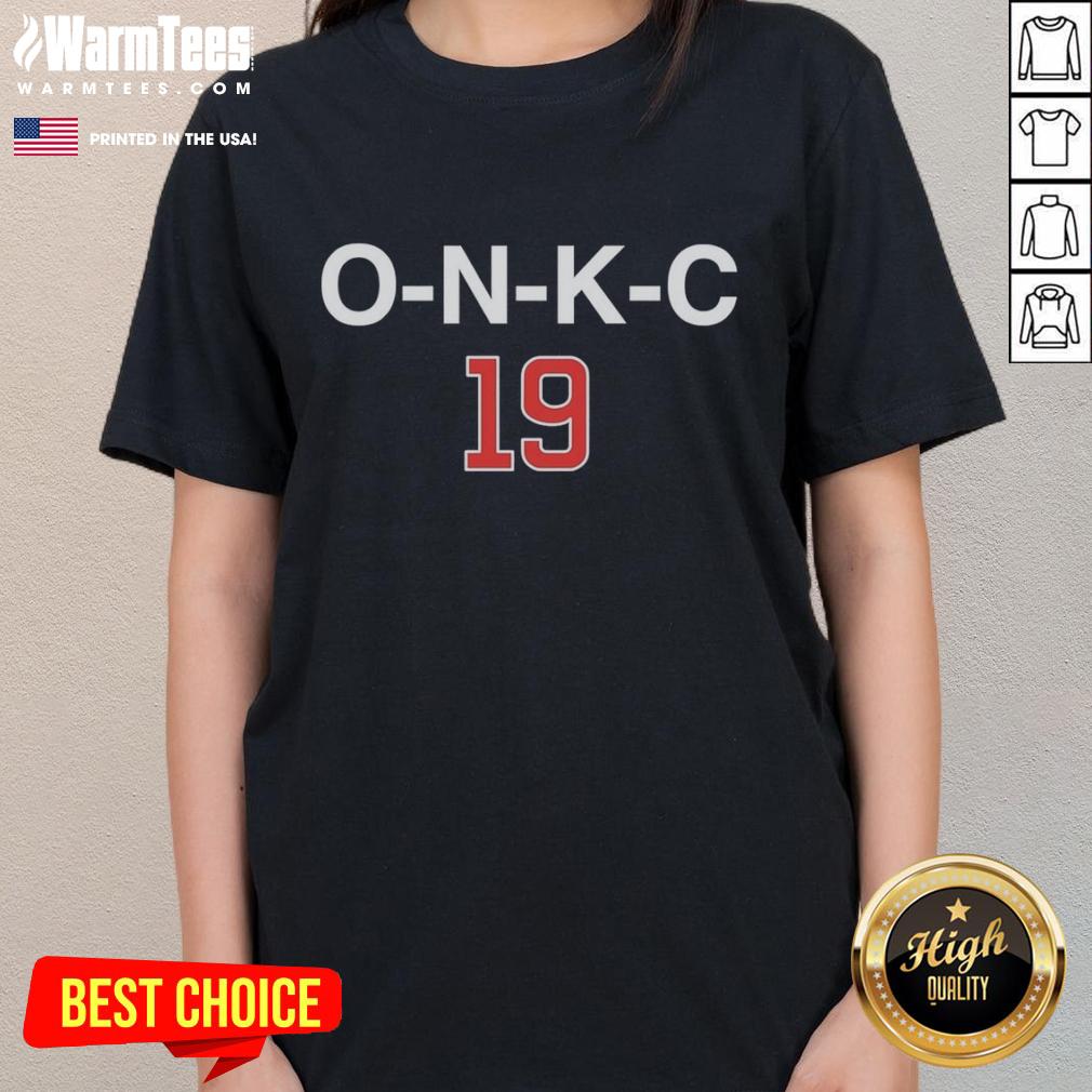 Premium O-N-K-C 19 Owen Caissie Chicago Cubs T-Shirt - Image 3