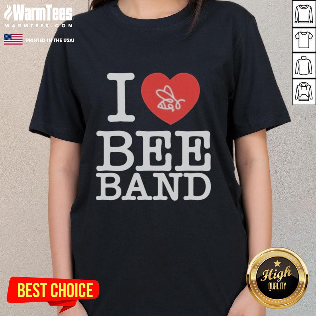Premium Official Honey Revenge I Heart Bee Band T-Shirt - Image 3
