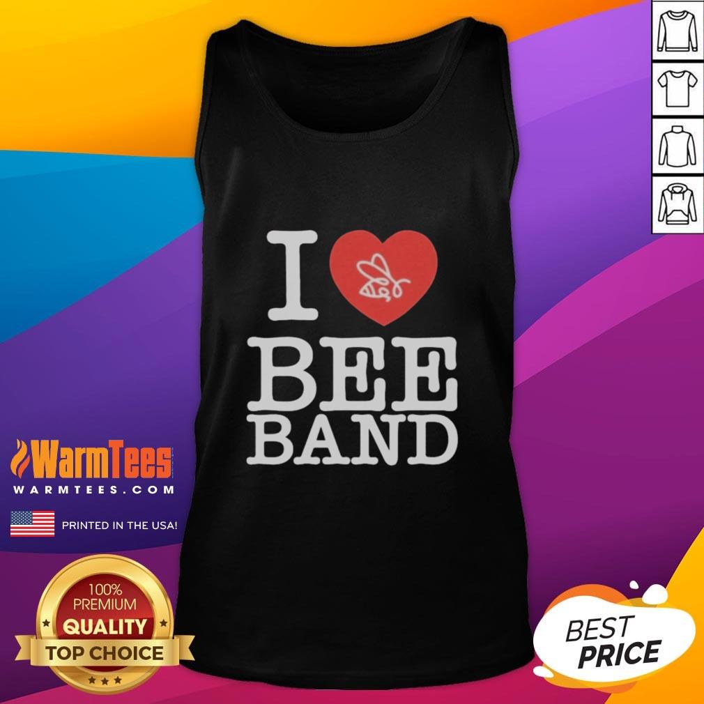 Premium Official Honey Revenge I Heart Bee Band T-Shirt - Image 4