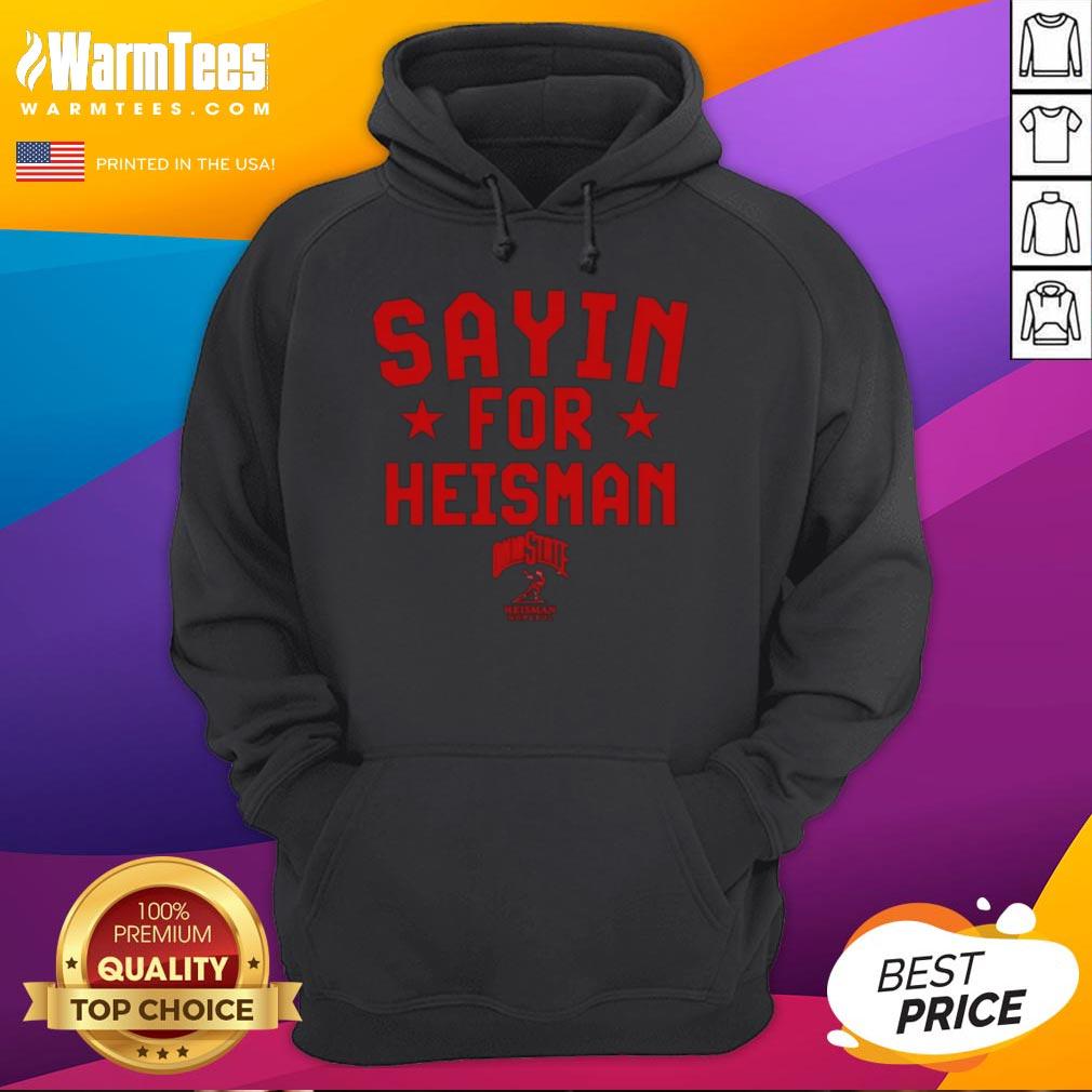 Premium Ohio State Buckeyes Football Julian Sayin For Heisman T-Shirt - Image 2