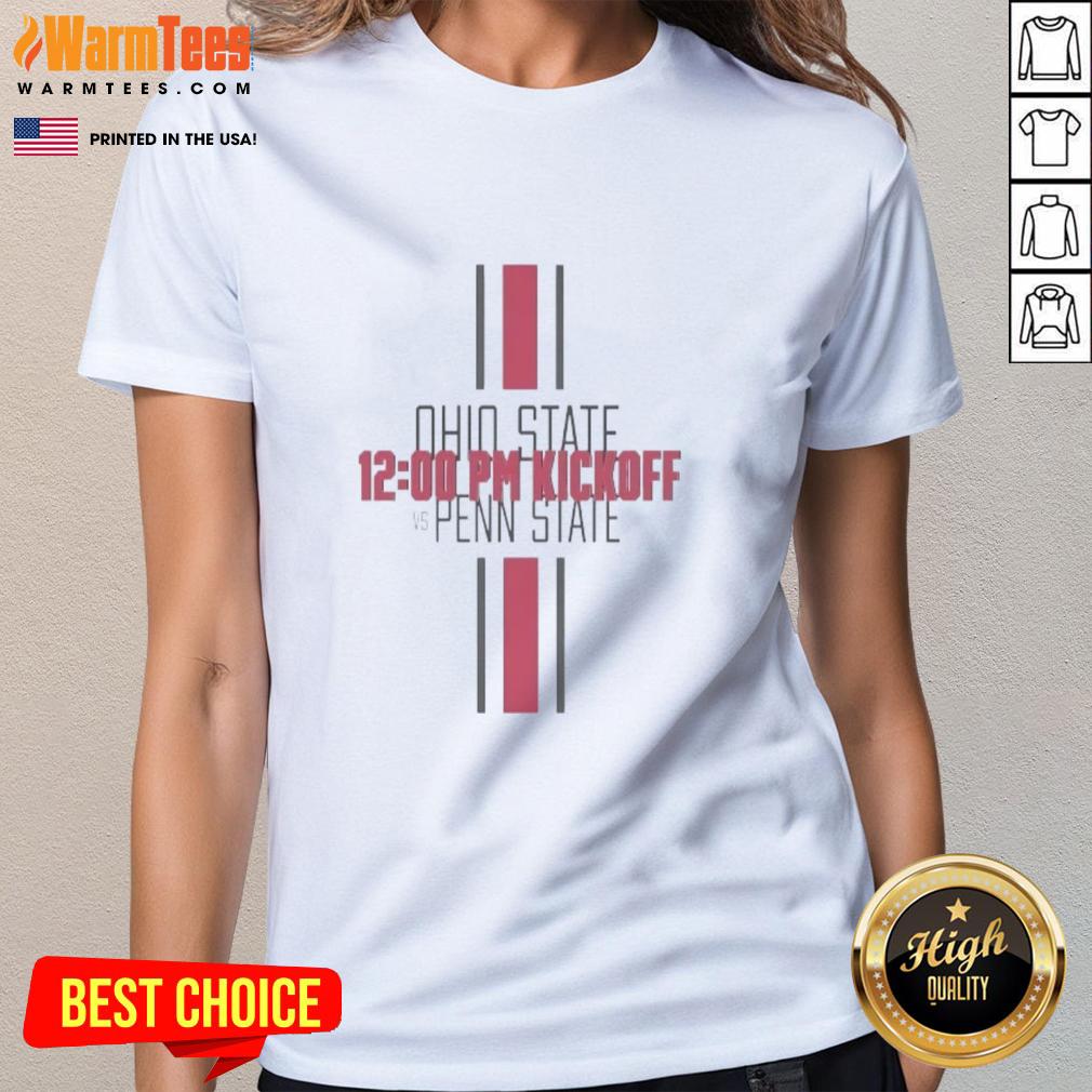 Premium Ohio State Buckeyes Vs Penn State Nittany Lions Kickoff 2025 T-Shirt - Image 3