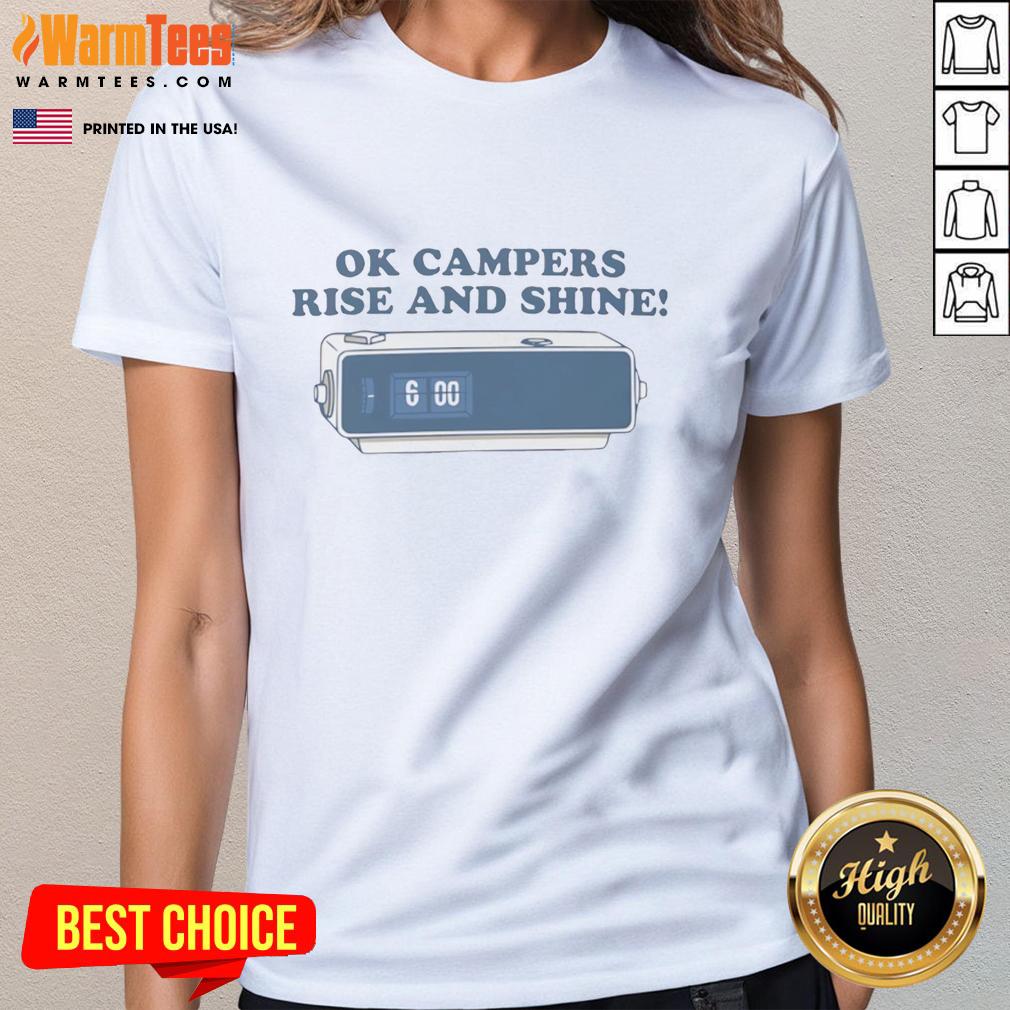 Premium Ok Campers Rise And Shine T-Shirt - Image 3