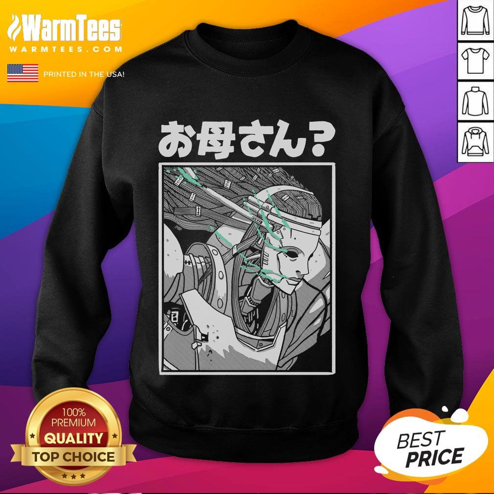 Premium Okaasan Mother Manga Robot T-Shirt - Image 5
