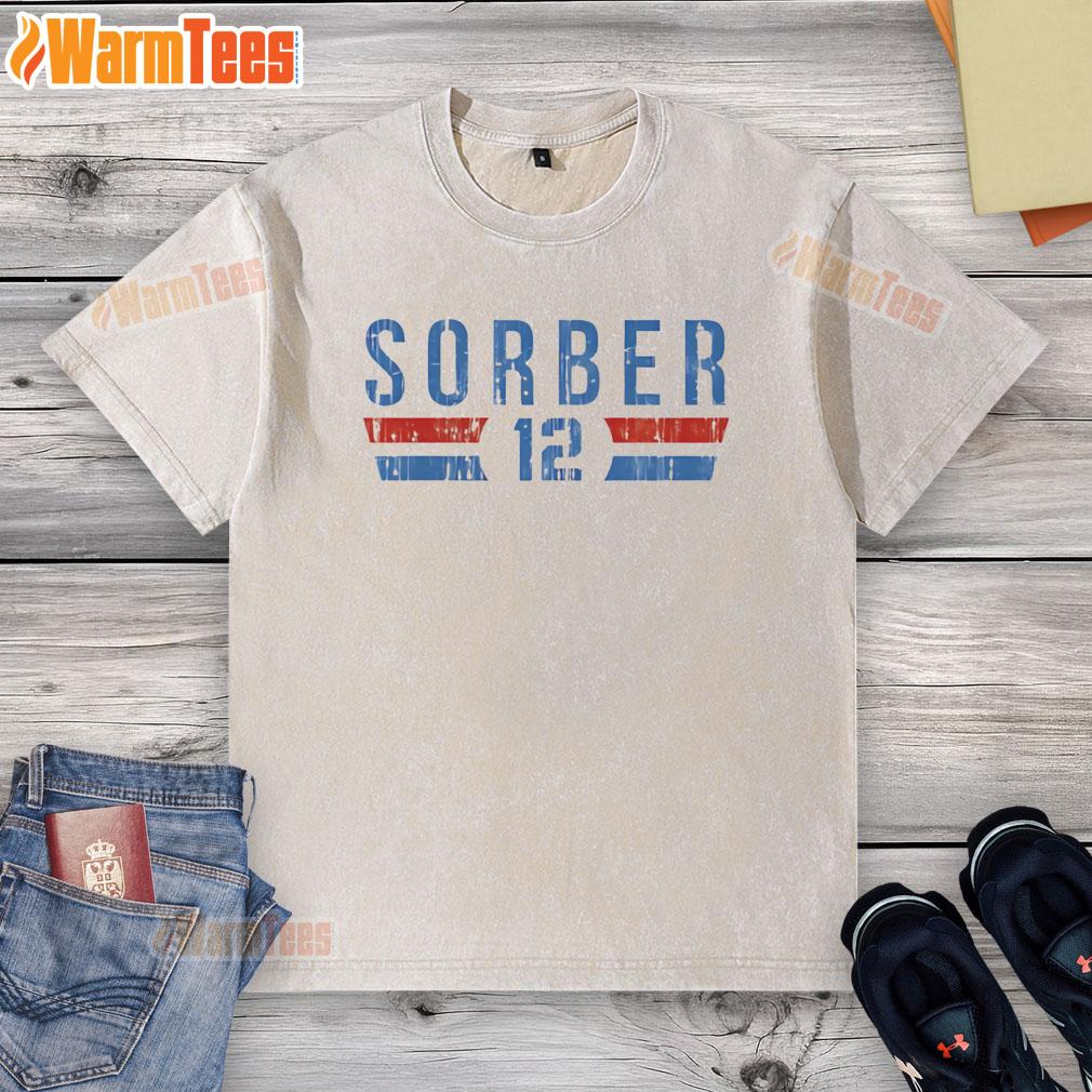 Premium Oklahoma City Thunder Thomas Sorber 12 Font T-Shirt - Image 6