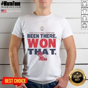 Premium Ole Miss Rebels Fiesta Bowl Champions 2026 T-Shirt