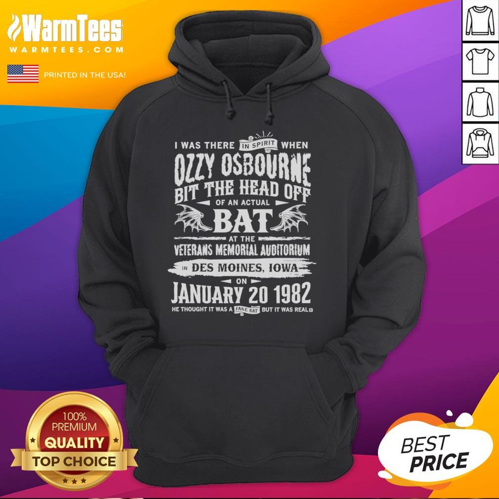 Premium Ozzy Osbourne I Was There In Spirit T-Shirt - Image 2