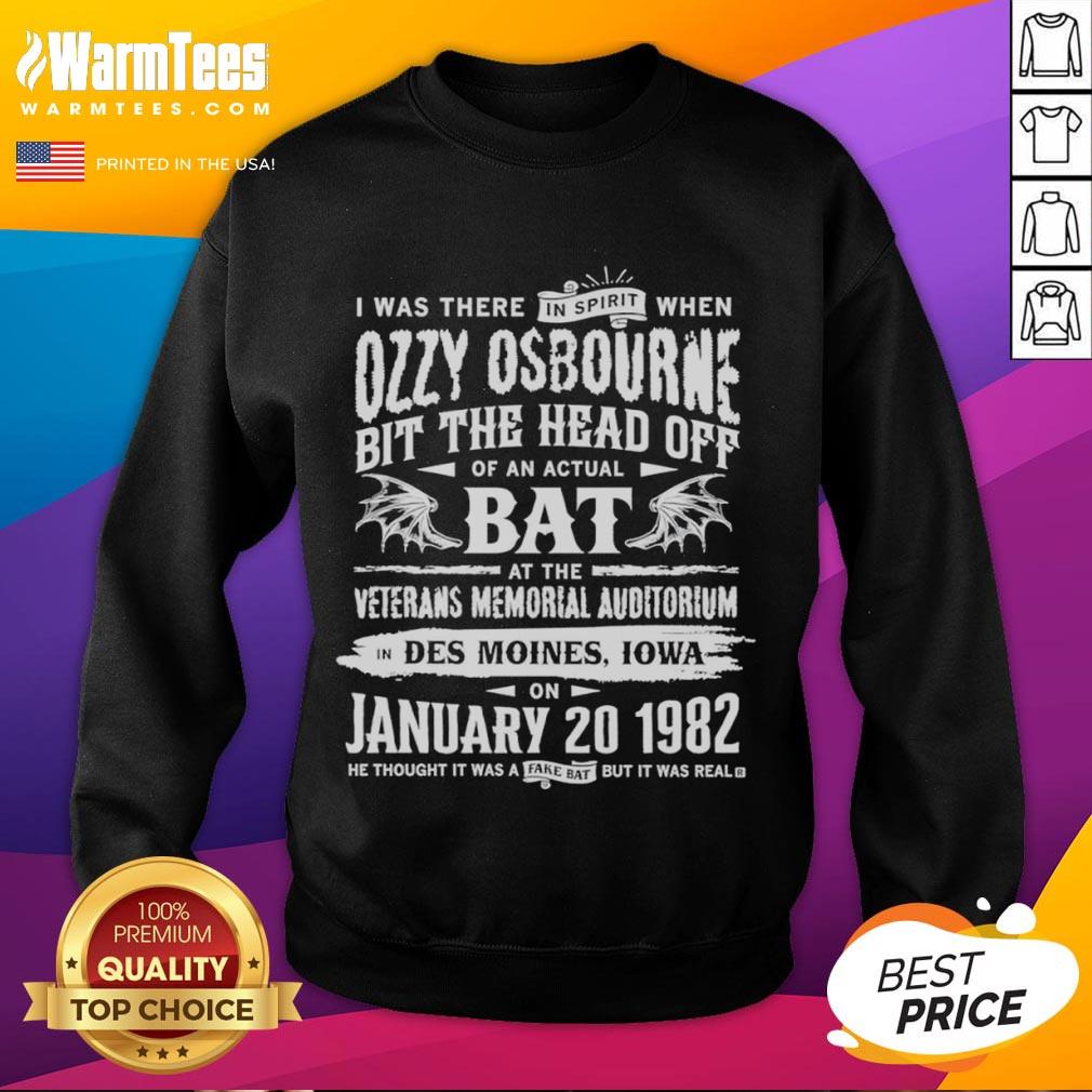 Premium Ozzy Osbourne I Was There In Spirit T-Shirt - Image 5