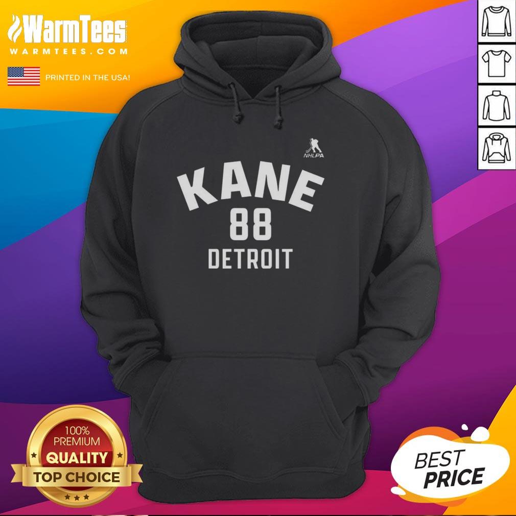 Premium Patrick Kane Detroit Red Wings Ice Hockey Name And Number 88 T-Shirt - Image 2