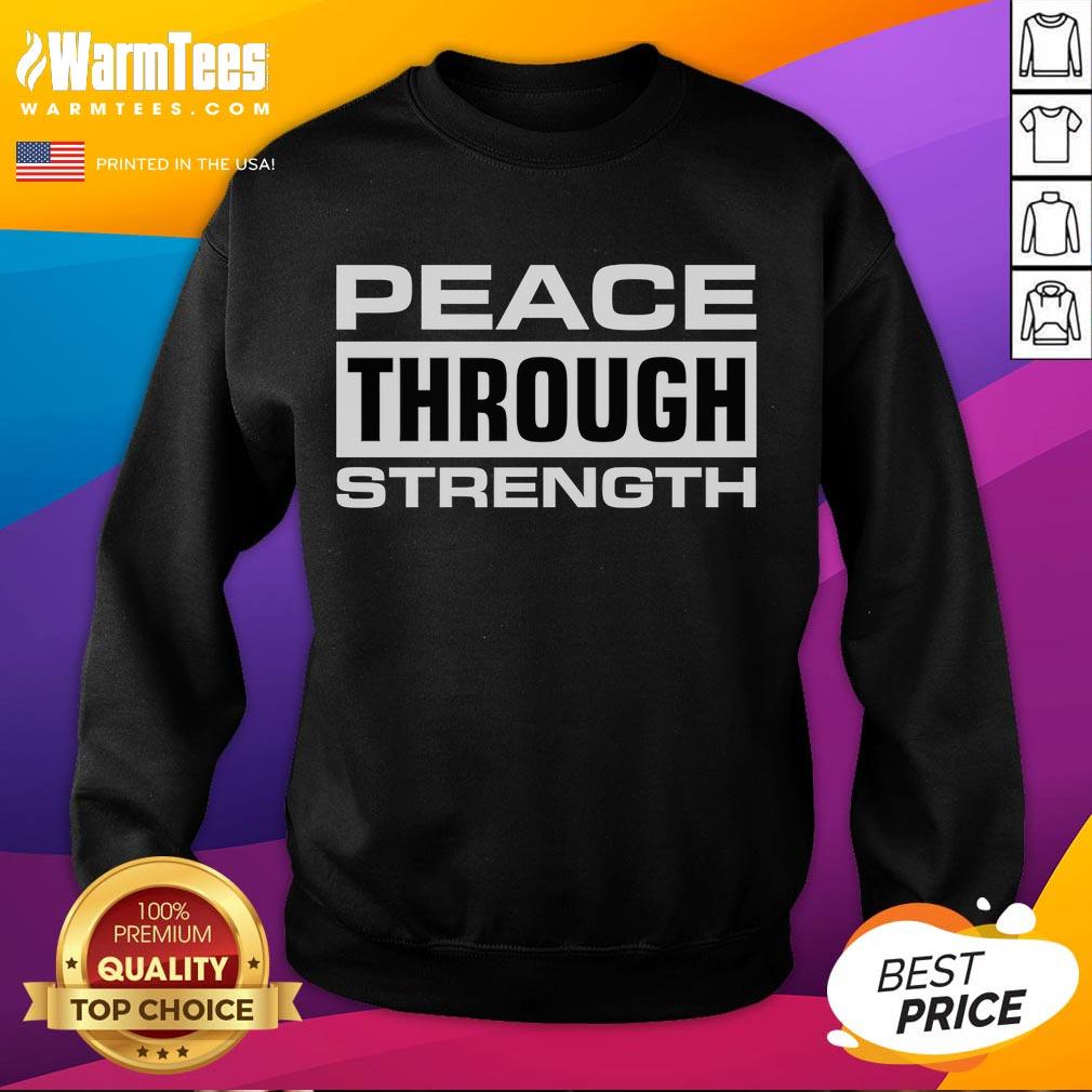 Premium Peace Through Strength T-Shirt - Image 5