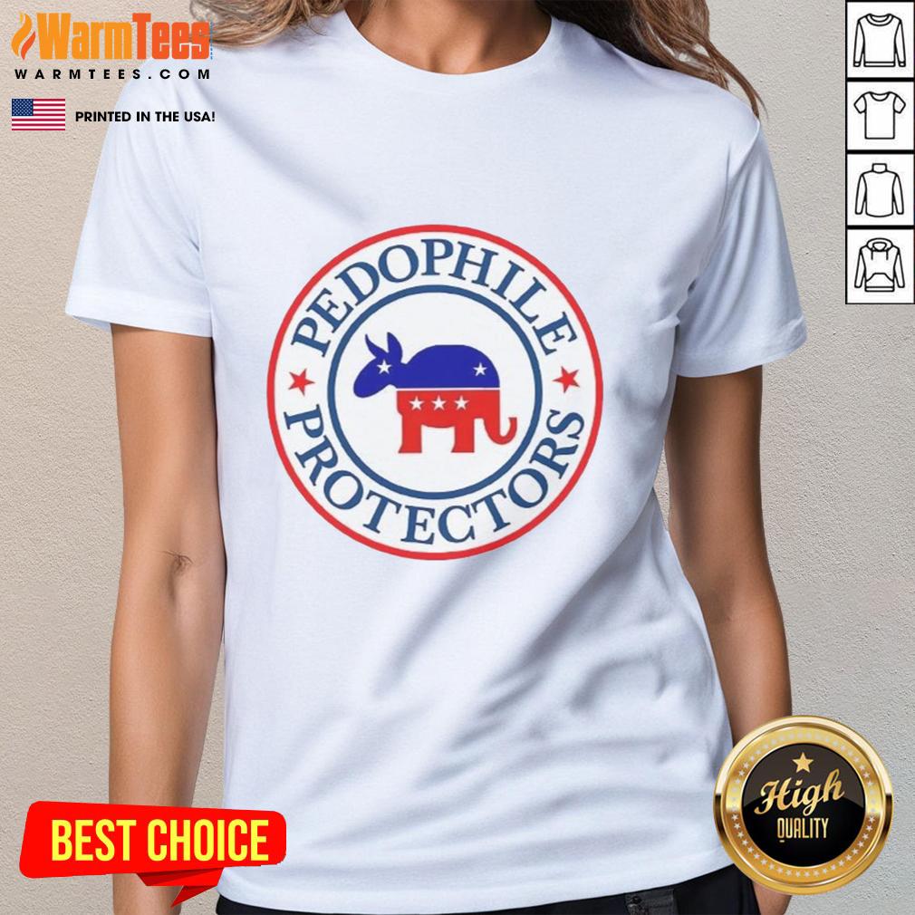 Premium Pedophile Protectors Logo Parody T-Shirt - Image 5