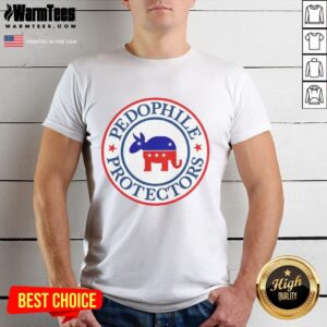 Premium Pedophile Protectors Logo Parody T-Shirt