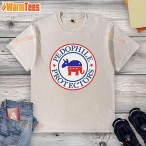 Alternative view of Premium Pedophile Protectors Logo Parody T-Shirt