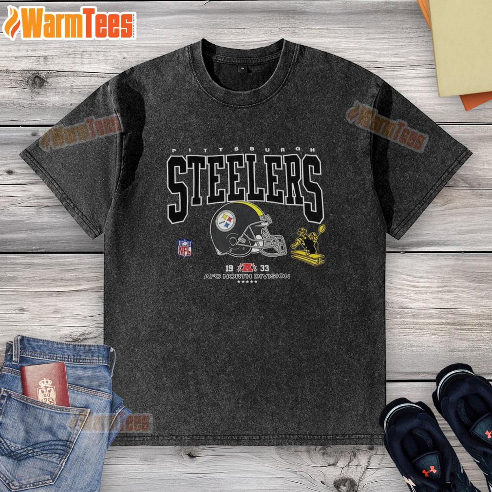 Premium Pittsburgh Steelers Football Afc North Division Est 1933 Logo T-Shirt - Image 6