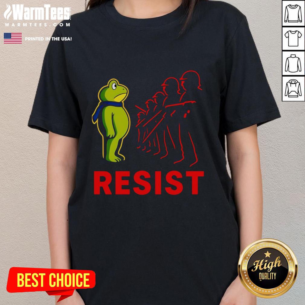 Premium Portland Frog Fck Ice Anti Trump T-Shirt - Image 3